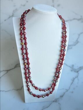 Premier Designs Irridescent Beaded Necklace